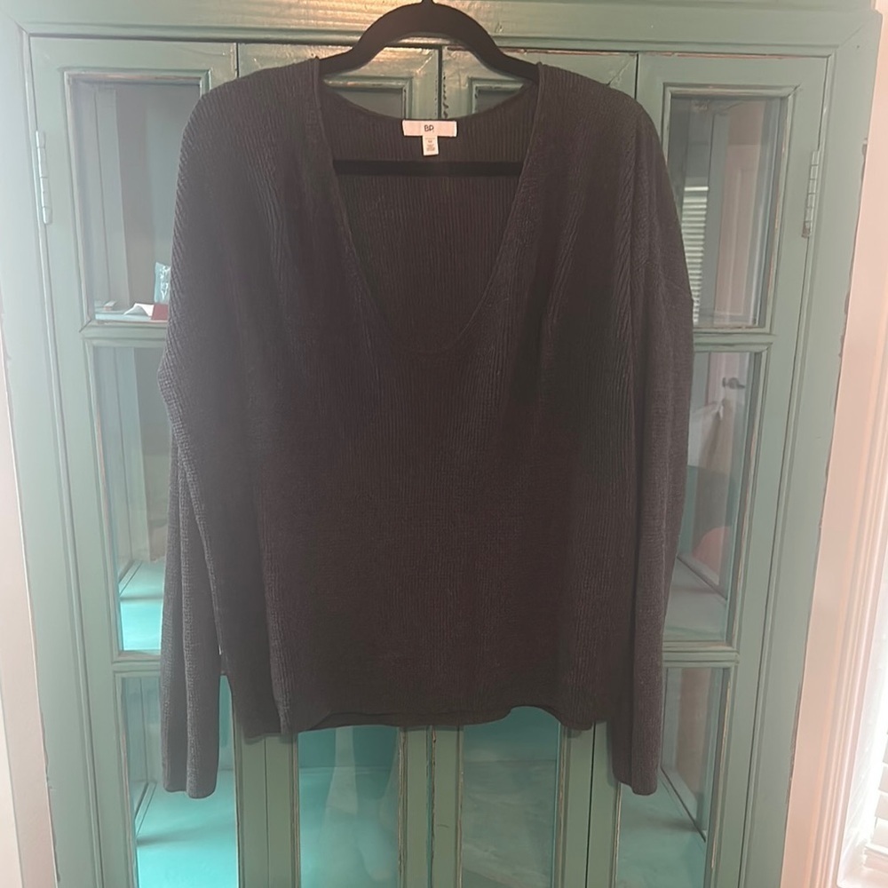 BP waffleknit v-neck sweater